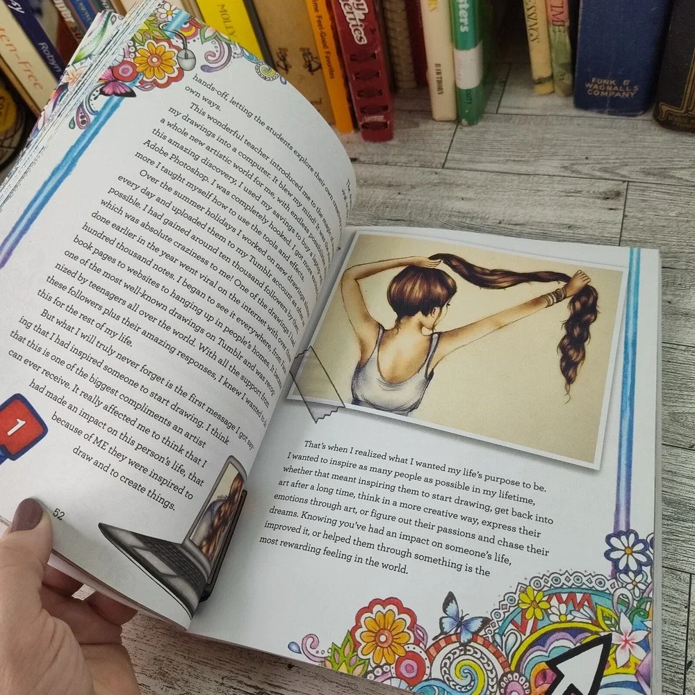Color Me Creative Kristina Webb‎ 2015 First Edition Softcover Art Challenge Book